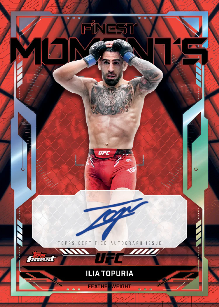 ⁦Topps Finest UFC 2025 - קופסת הובי | Topps Finest UFC 2025 Hobby Box⁩ – תמונה ⁦4⁩