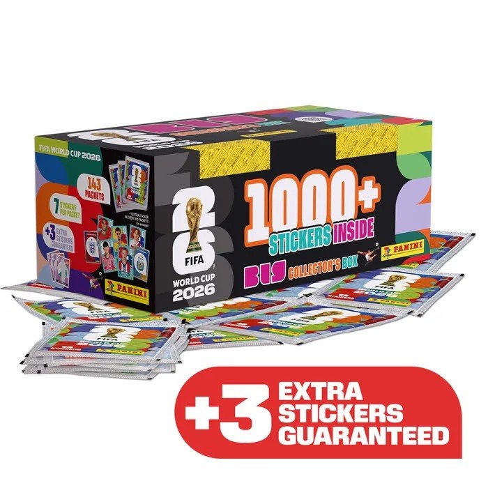 FIFA WORLD CUP 2026 official sticker collection – Big Collector's Box Panini
